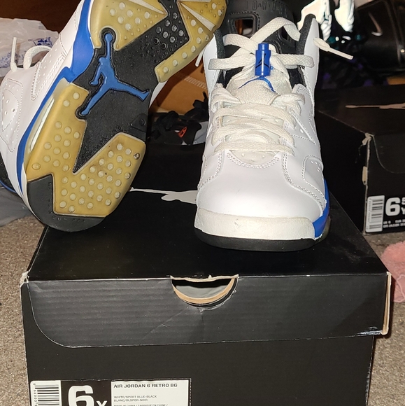 Jordan 6 Retro Sport Blue - Picture 4 of 6